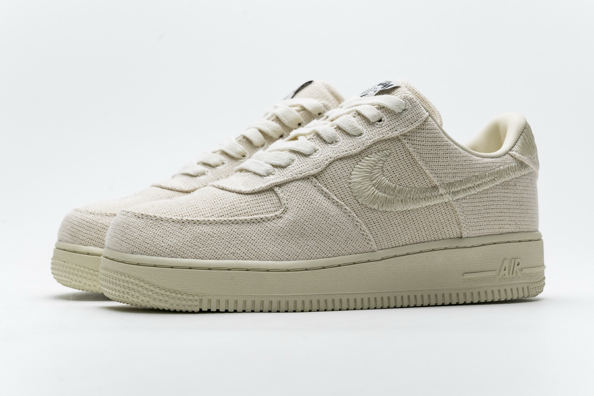 Cz9084 200 Stussy X Nike Air Force 1 Low Fossil Stone 4 - www.kickbulk.cc